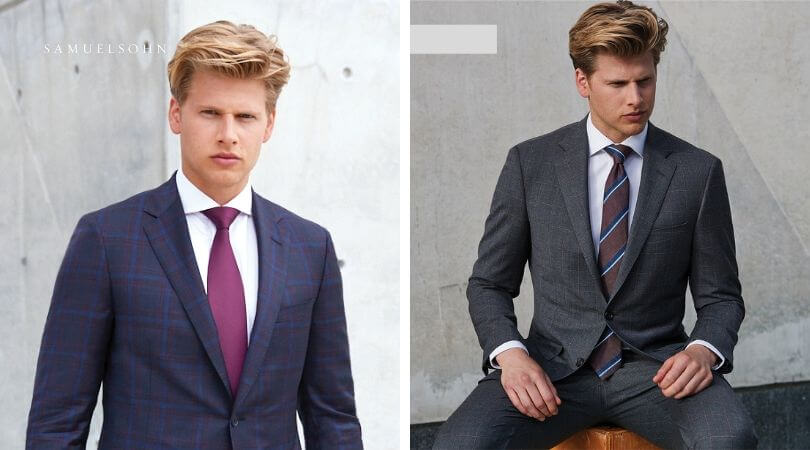 Samuelsohn suiting at CLUSIER